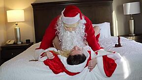 Masturbation with a dildo leads to a blowjob and facial