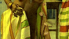 Antique harem: Antique porn with a beaver