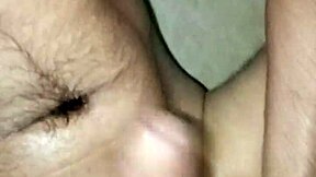 POV view of a black handjob ending in massive cumshot