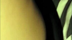 A young woman experiences orgasm while riding a man's penis