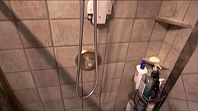 French stepmom Immeganlive in a steamy shower scene