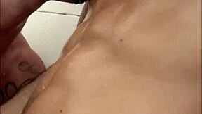 Skinny gay twink gets his ass fucked hard in a 1 on 1 scene