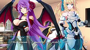 Visual novel with erotic elements Princess x Fan Disc Ep24 - finding solutions