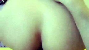 Pretty student in lingerie in homemade video