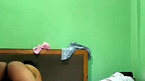 Hot Indian couple’s passionate hotel room sex scene