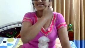 A young Pakistani woman plays online games for fun