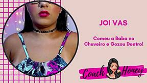 Jag guidade dig genom att runka i duschen