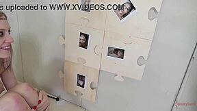 सबमिसिव हॉटी बॉल सक्शन और ह्यूमिलिएशन एंड्योर करती है बाउंड