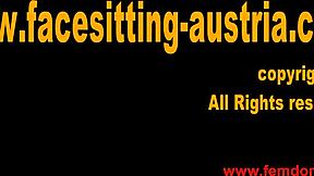 Фемдом лижет жопу и доминирует над немецким субом