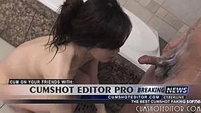 โย เช็คดูนางโสมญี่ปุ่นคนนี้กำลังทำงานควยในห้องน้ำวุ่นวาย!