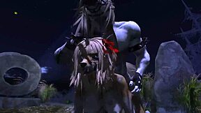 Veux voir la chasseuse de trésors furry se faire yiffer en anal levrette ?