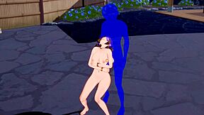 Hentai My Hero Academia - Uraraka bagi armpitjob dan blowjob, wow... porn manga Jepun