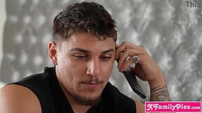 alex coal licks arab teen pussy before stepbro joins