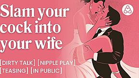 oh god bride begging for my husband's huge cock at our wedding then he finishes deep inside taking my new wife so hard