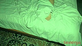 stepmom stays quiet as i slip into her room late at night horny