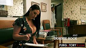 god, angela white in purgatoryx dentist vol 1 part 3 has me hooked on her big tits and deepthroat