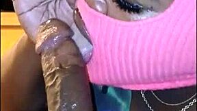 wanna see her blow bubbles from my thick cum after that sloppy deep dick suck