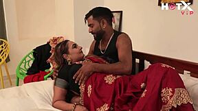 big ass indian step mom takes rough pounding from horny boy in bedroom