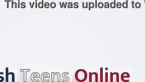 me and my british uniform buddy race masturbating huge tits till one cums first in panties