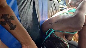 nerdy emo latina teens drive to woods for wild anal orgy pounding asses pov