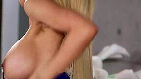 Busty Luna Star squirts wildly during savage fingering nuru massage from Charles Dera