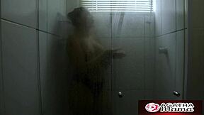 agatha mama brazilian milf creampie after workout blast