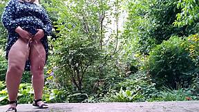 Wanna watch your sweet stepmom help you pee then stand and piss everywhere?