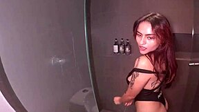 Surprise Shower Anal Ravages Cum-Swapping Latina Deepthroat