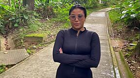 whoa i fuck this stranger with huge cock in public park we almost get caught