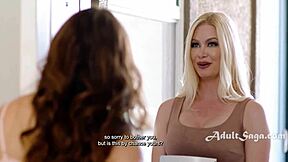 hey, that blonde milf just found leana lovings' journal, the cute nerdy teen's secrets
