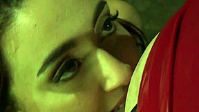 Busty Lezdom Mistress Anal Fucks Bondage Gagged Choking Slave Deepthroat Hardcore