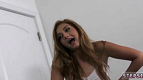 teen babe's first hd fuck spices up bossly family boob contest