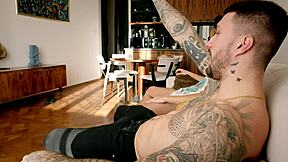 blu chanelle's holes smashed dp by monster cocks garage!