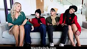 Milfs Crave Stepsons' Cocks in Wild Momswitch Orgy