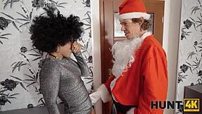 who's nailing sexy santa's hairy pussy at the christmas party?!