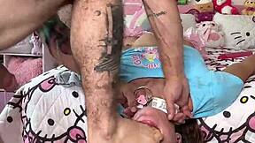 gia derza gets humiliated and fucked hard with feet and piss
