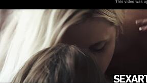 Sexy girlfriends scissor wet pussies in hot 69 and face sitting orgasm