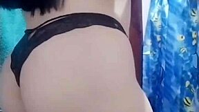 Mexican secretary strips uniform bares big ass and tits