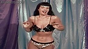 Retro Orbiting Odyssey Betty Page Vintage Tribute