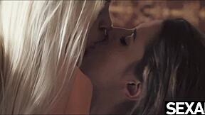 Sexy girlfriends scissor wet pussies in hot 69 and face sitting orgasm