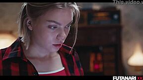 hey girls trip got wild with shelena's futa cock surprise from agatha!!