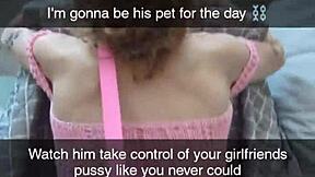 real snapchat gf richelle rose submits as cheating pet now