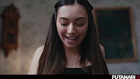 hey girls trip got wild with shelena's futa cock surprise from agatha!!