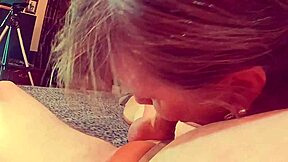 Granny blue deepthroats cock intensely in personal pov