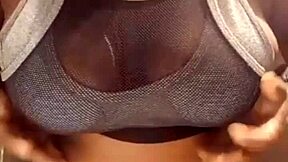 mamei milks her huge saggy lactating tits for first-time brazilian fun