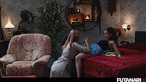 hey girls trip got wild with shelena's futa cock surprise from agatha!!