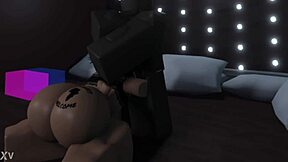 Femboy dodges debts but gets caught punished by BBC garage