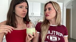 gina gerson and maya rose chat coffee matcha with flirty vibes