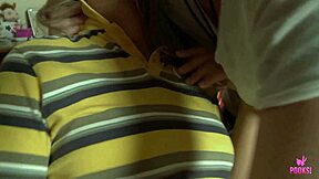 Tan Perky Tits Blonde Harper Mounted Doggystyle Moaning Loudly