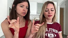 gina gerson and maya rose chat coffee matcha with flirty vibes
